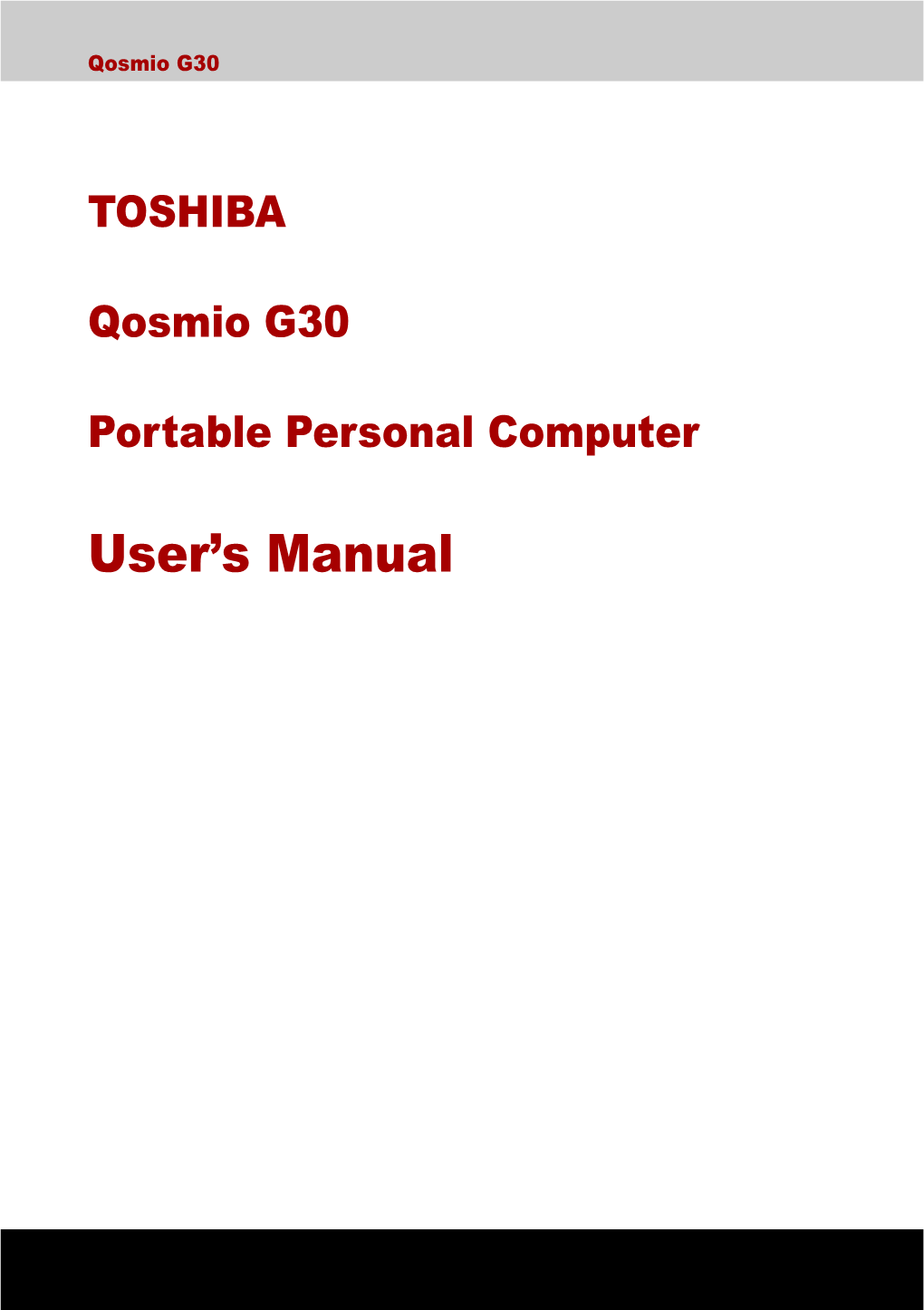 User's Manual