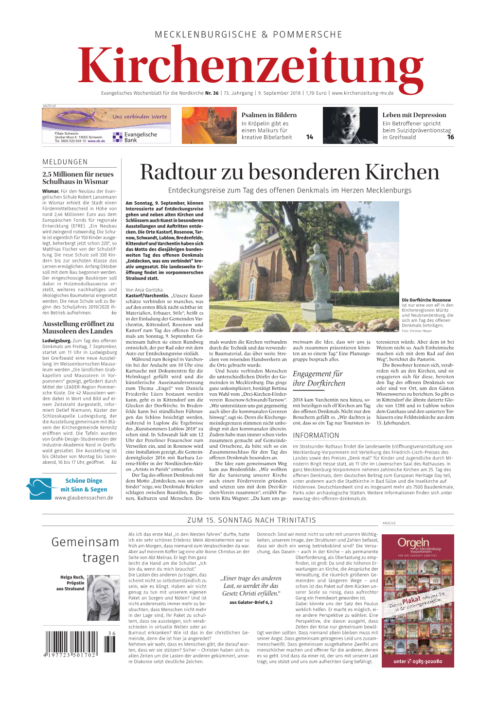 Radtour Zu Besonderen Kirchen Wismar