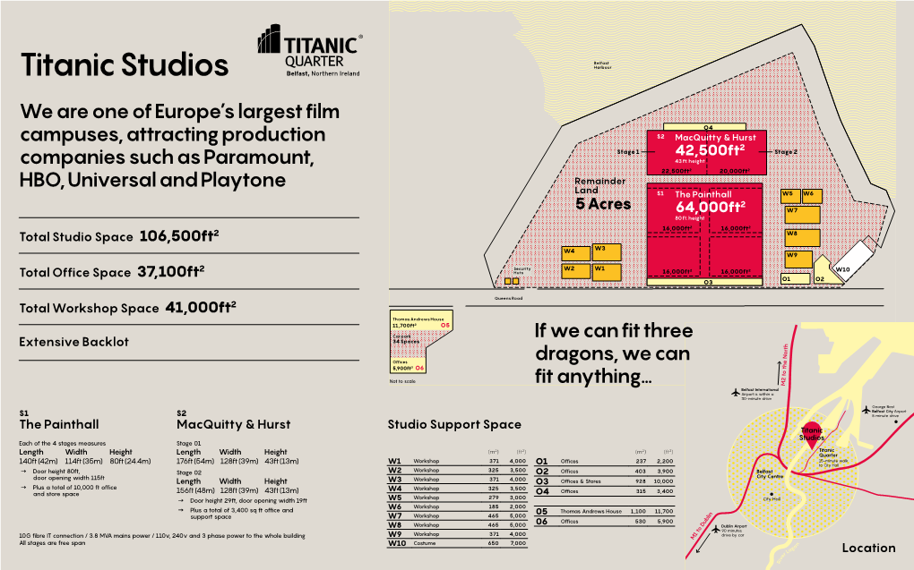 Titanic Studios Brochure