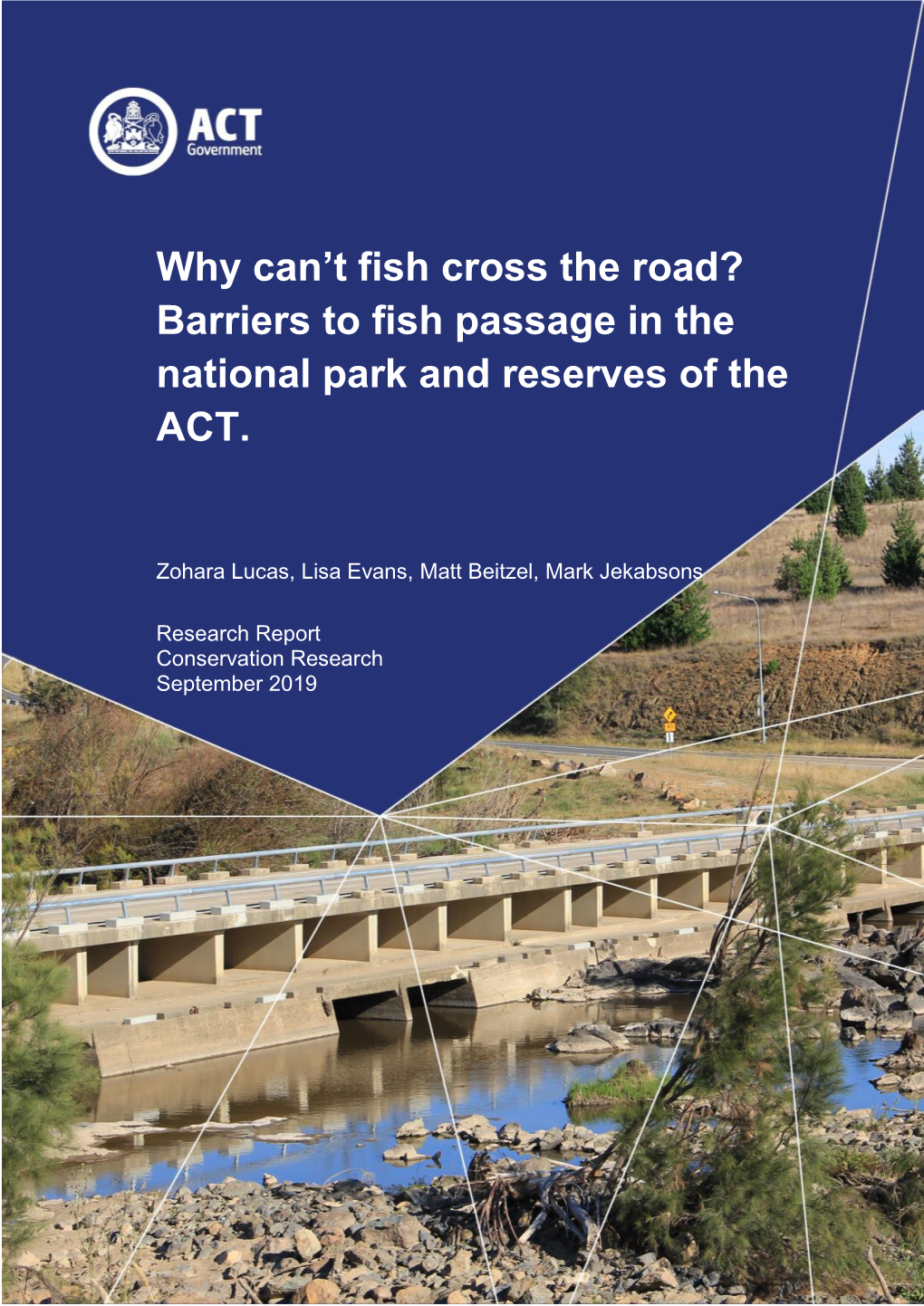 Why Can't Fish Cross the Road? Barriers to Fish Passage in the National Park