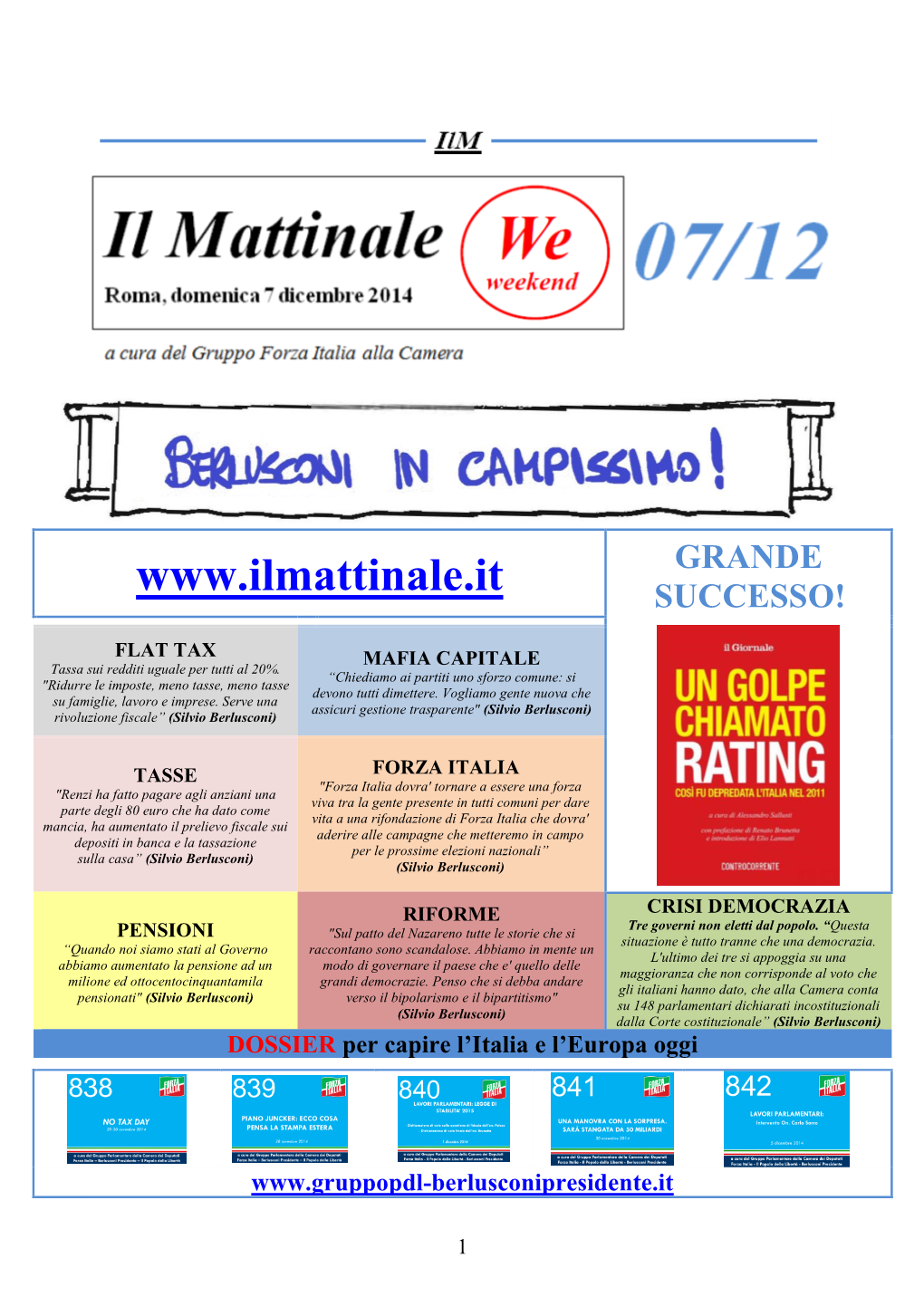 Il Mattinale WEEKEND