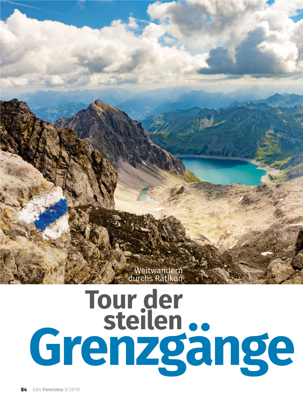 Tour Der Steilen Grenzgänge 84 DAV 3/2019 Rätikon