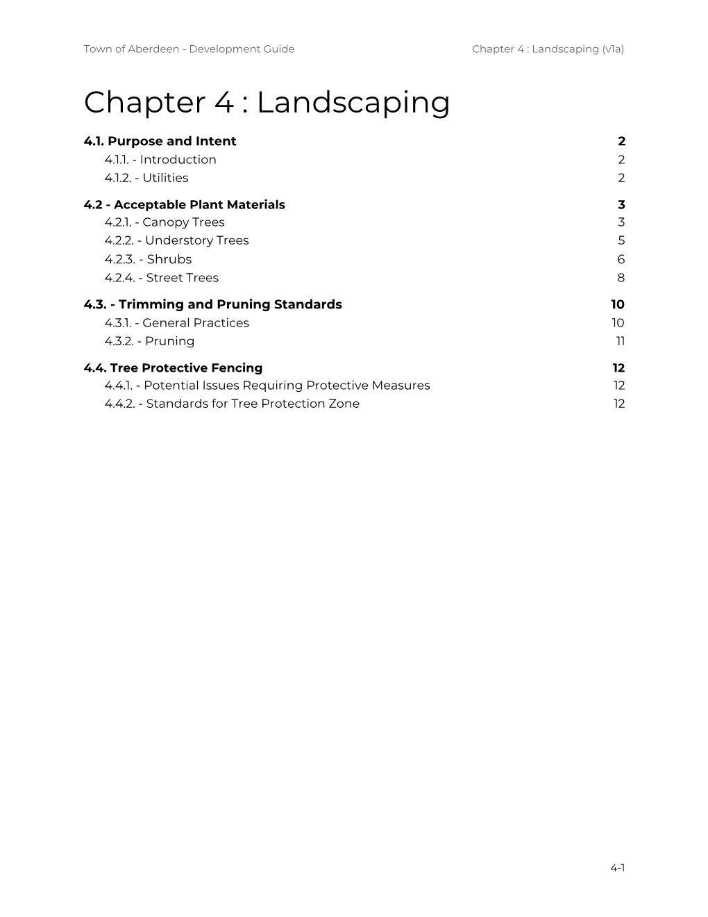 Landscaping (V1a)