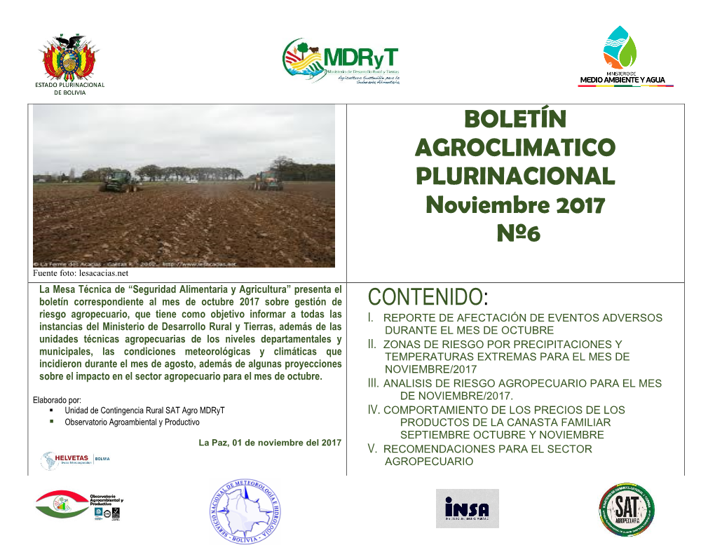 Boletin Decadal Agro