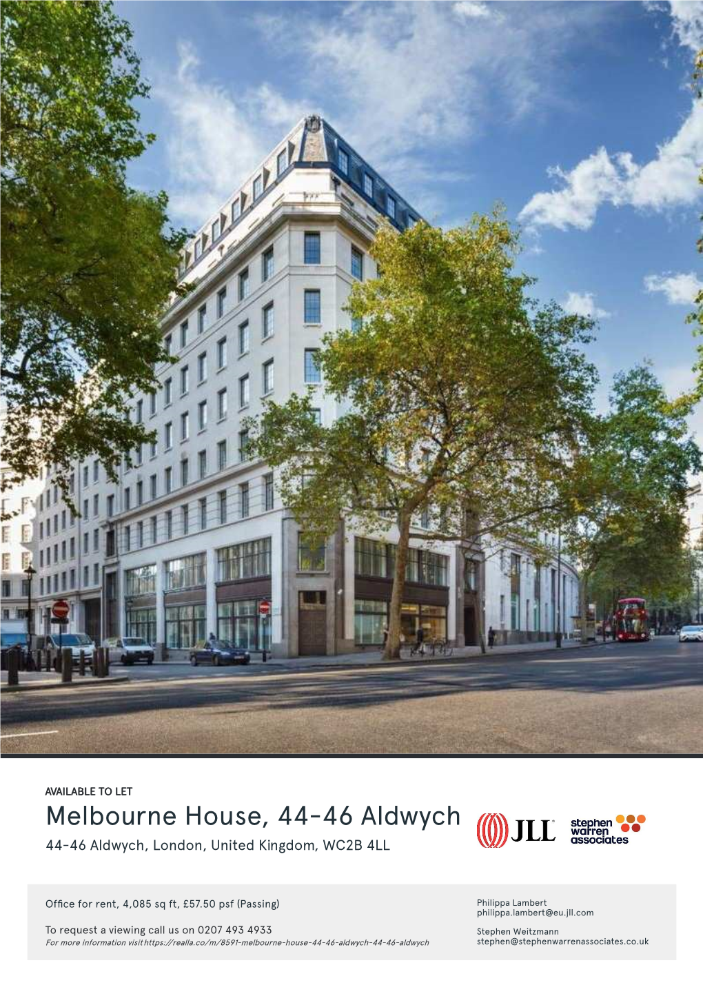 Melbourne House, 44-46 Aldwych 44-46 Aldwych, London, United Kingdom, WC2B 4LL