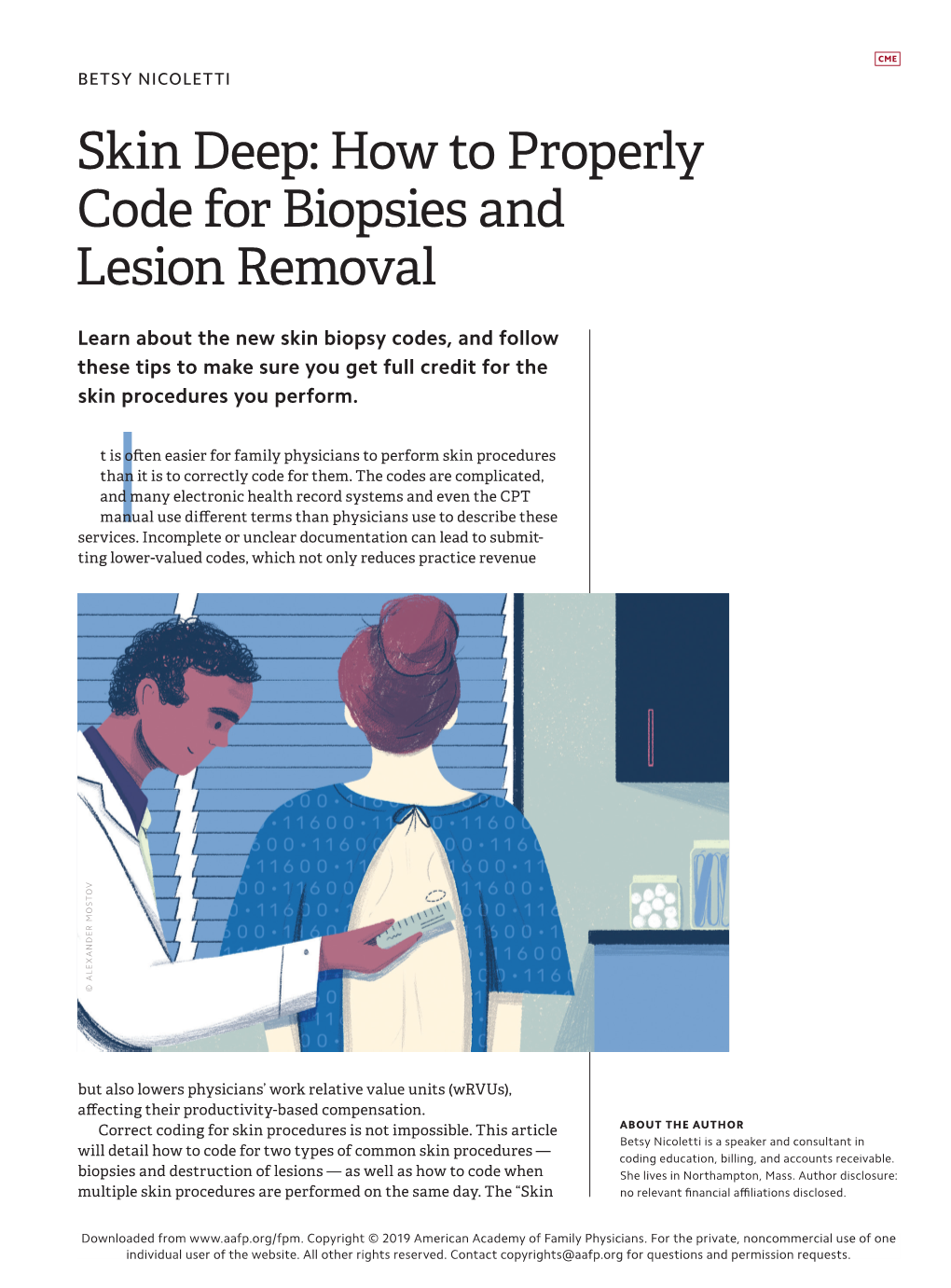 Skin Deep: How to Properly Code for Biopsies and Lesion Removal