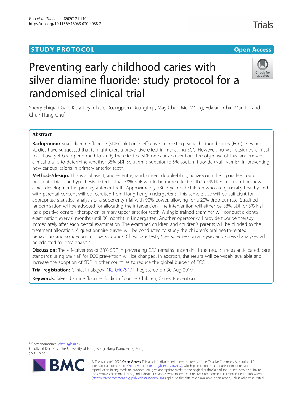 Preventing Early Childhood Caries with Silver Diamine Fluoride