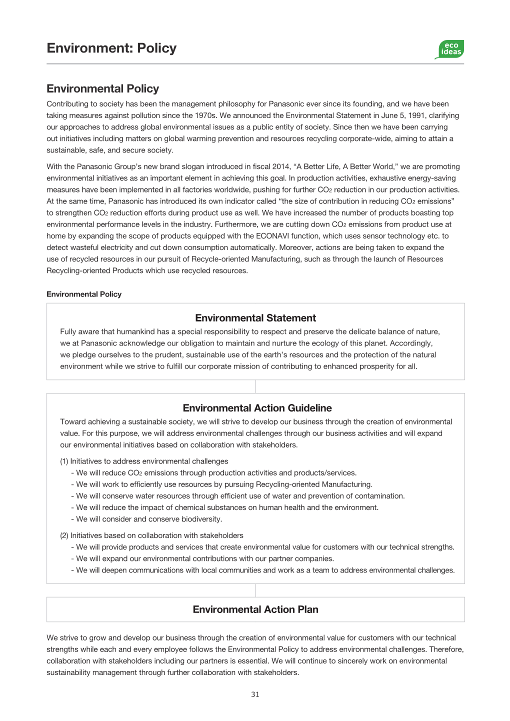 Sustainability Report 2014