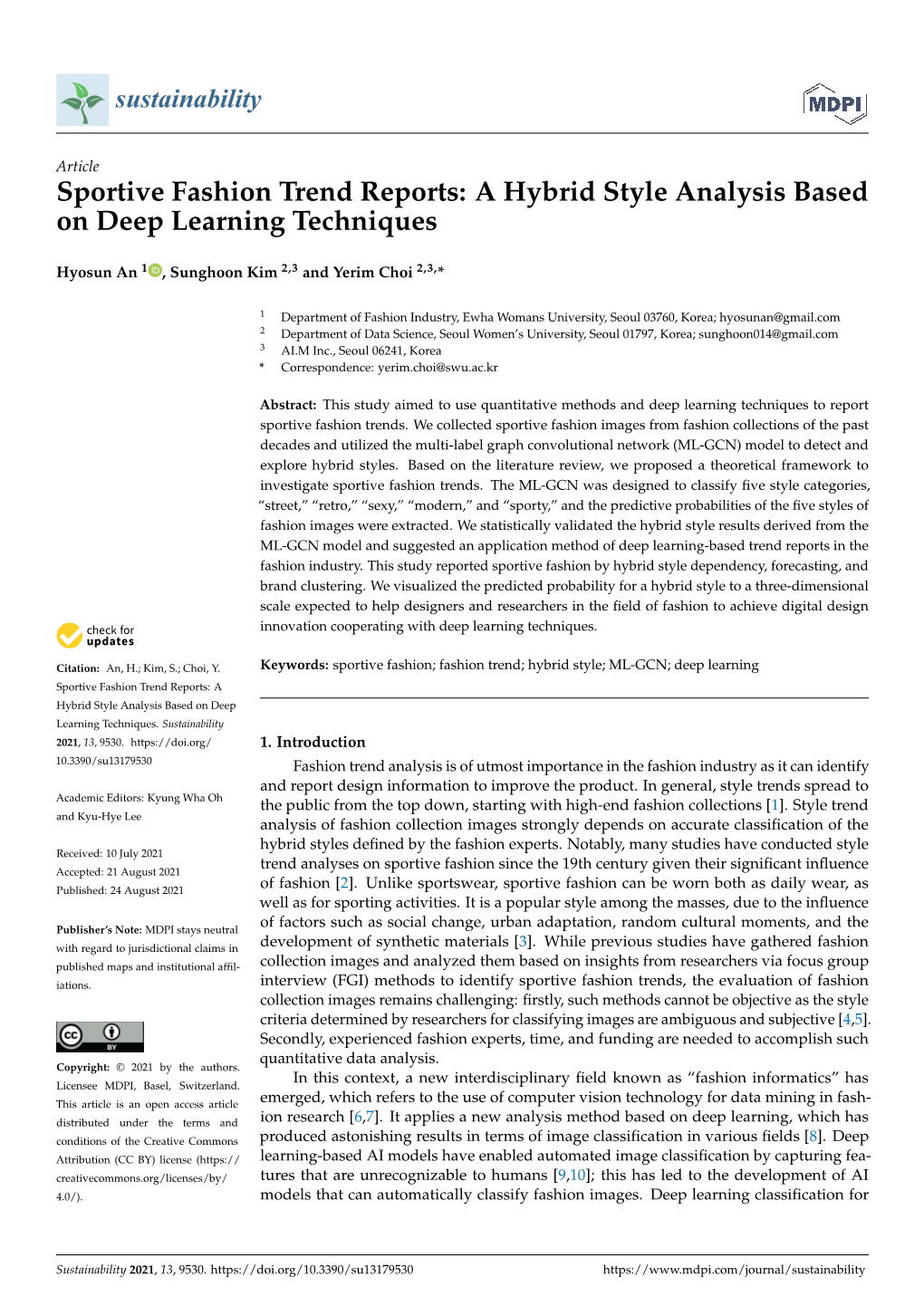 A Hybrid Style Analysis Based on Deep Learning Techniques