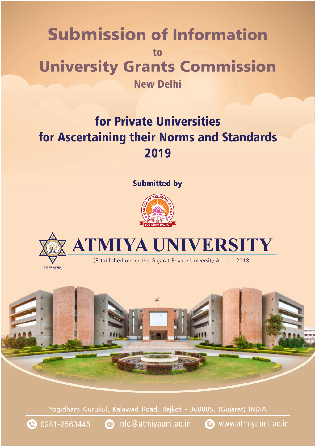 01 Final Proforma Atmiya University-Rajkot-Gujarat-India.Pdf