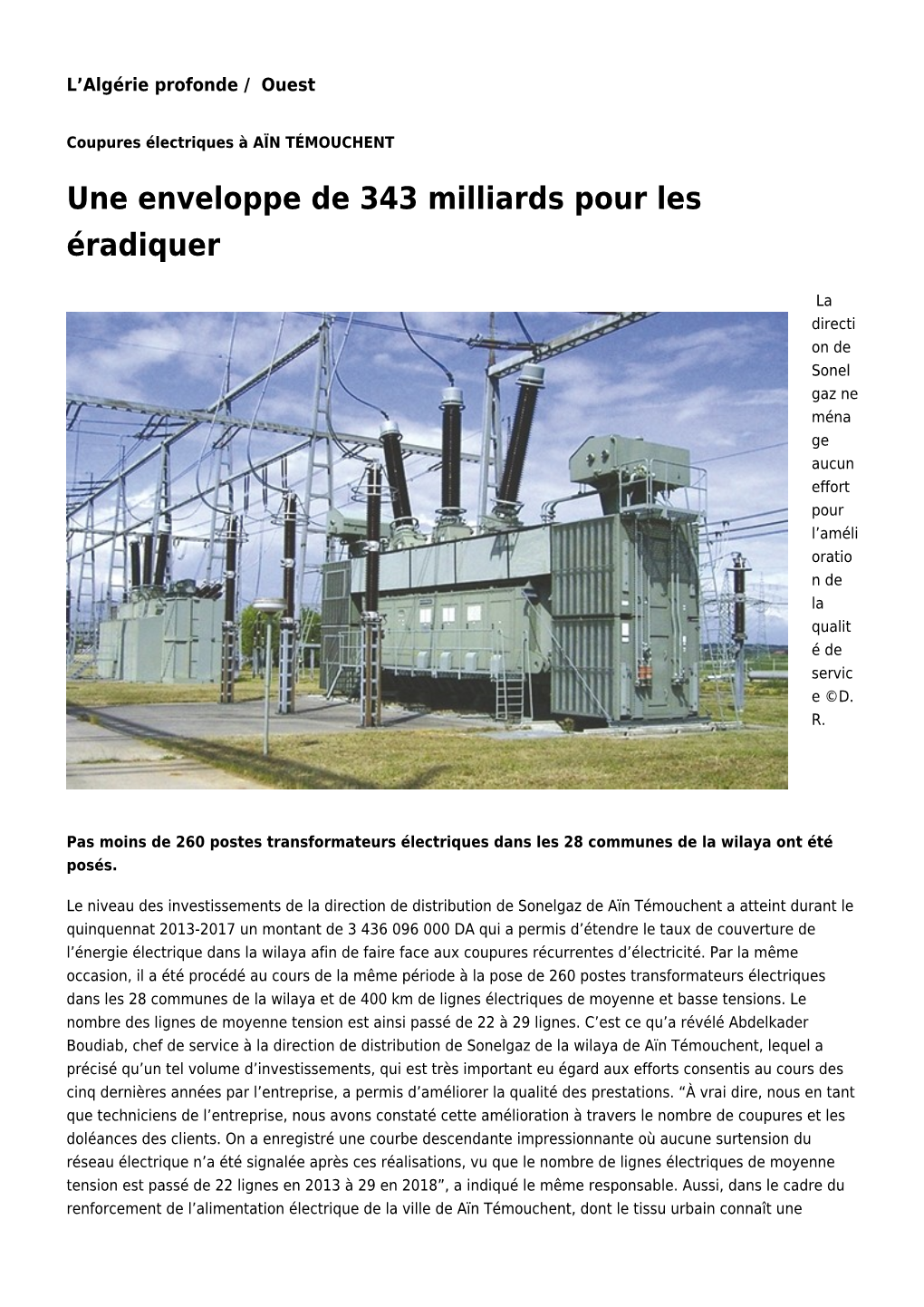 Une Enveloppe De 343 Milliards Pour Les Éradiquer