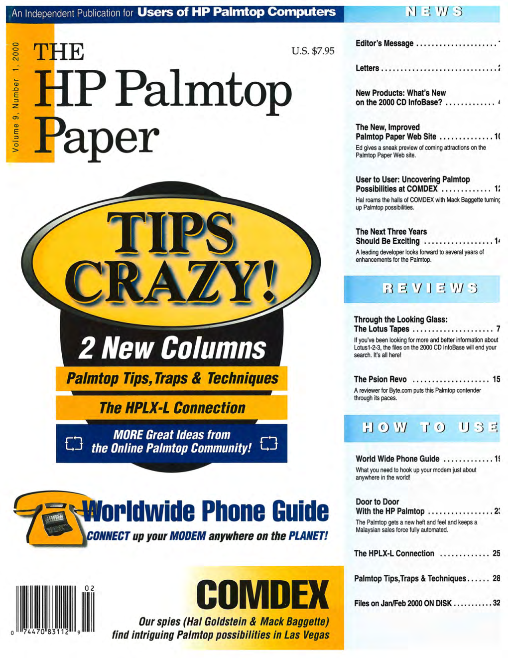 Palmtop 0)- Q) the New, Improved E :::::I Palmtop Paper Web Site •