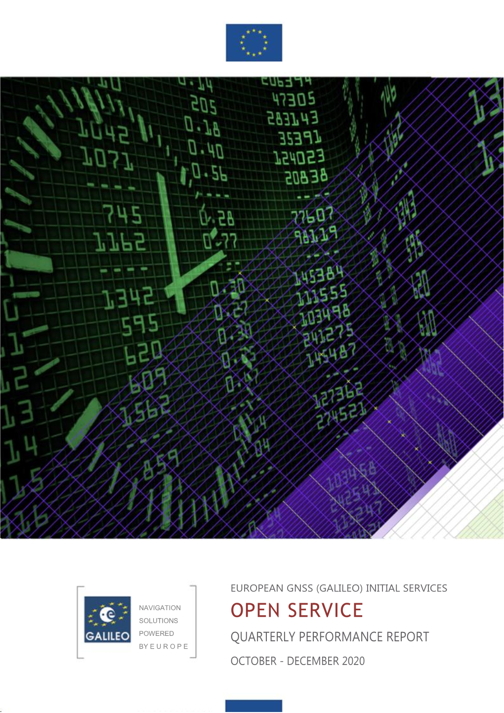 Galileo Services – Open Service – Quarterly Performance Report ❖ Oct-Nov-Dec 2020 ❖ Issue 1.0