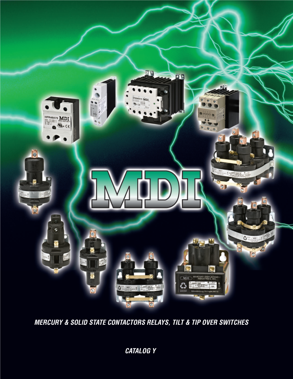 Mercury & Solid State Contactors Relays, Tilt