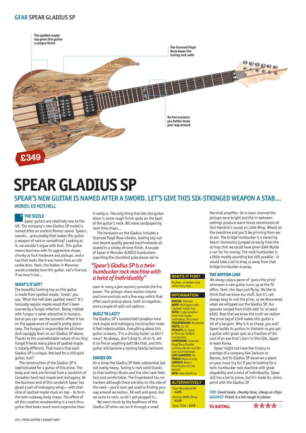 Spear Gladius Sp