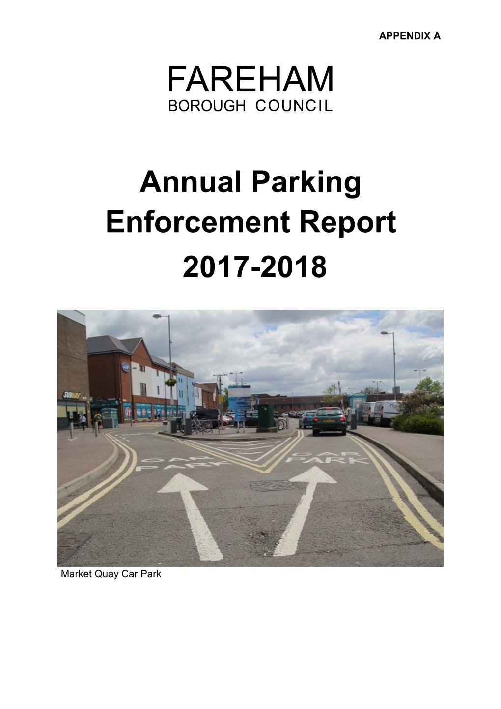 Annual Parking Enforcement Report 2017-2018