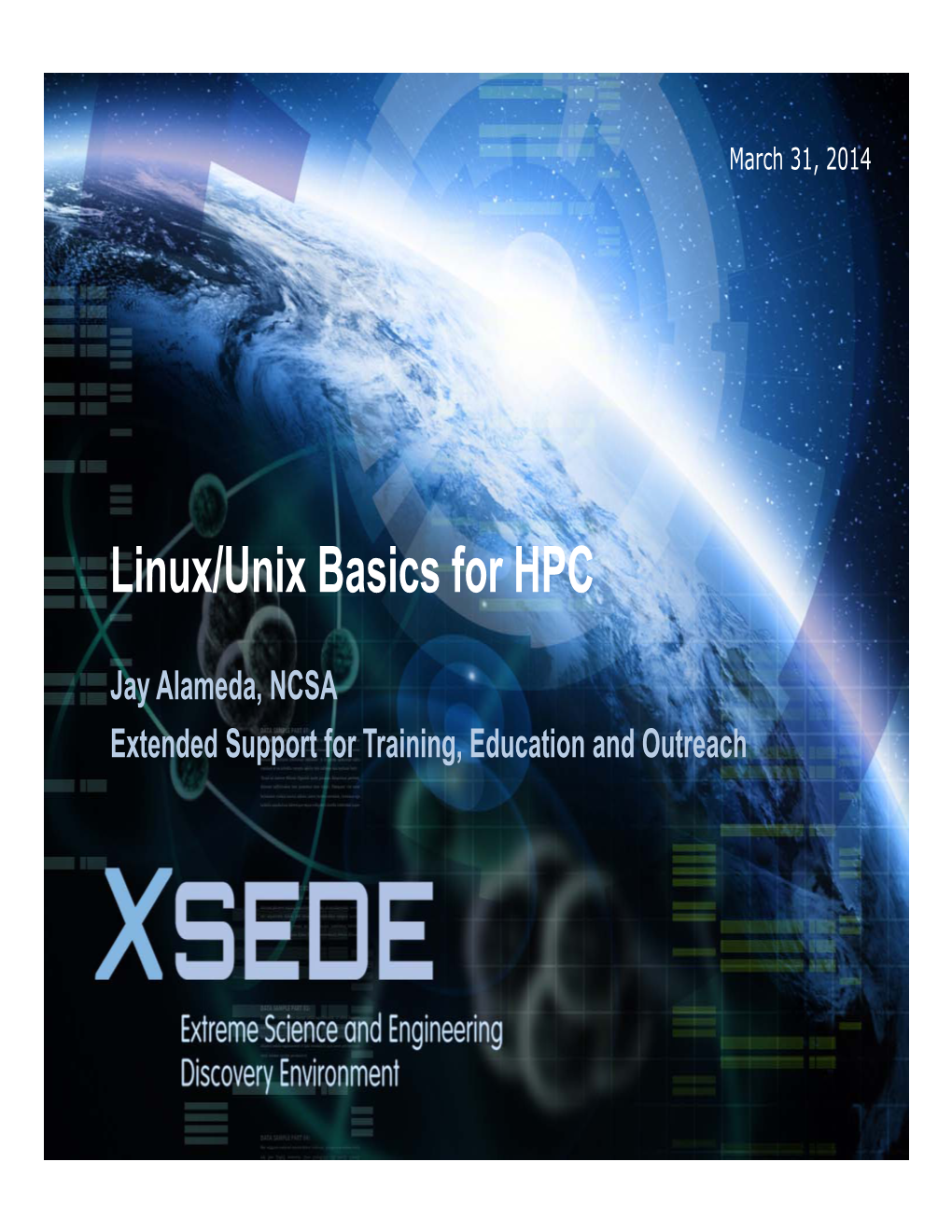 Linux/Unix Basics for HPC