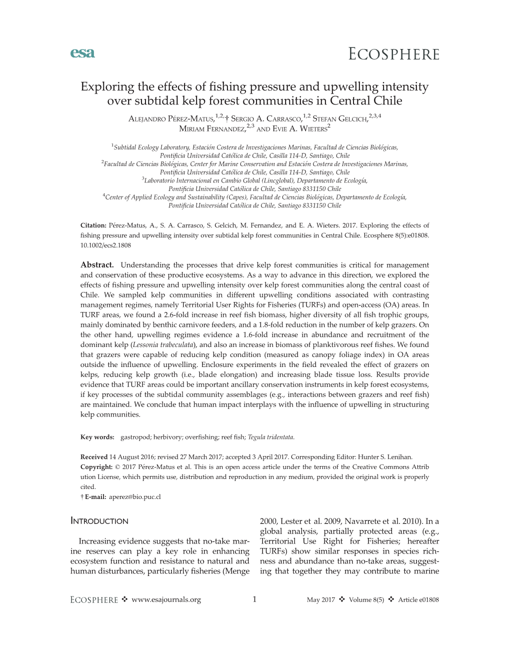 Exploring the Effects of Fishing Pressure and Upwelling Intensity