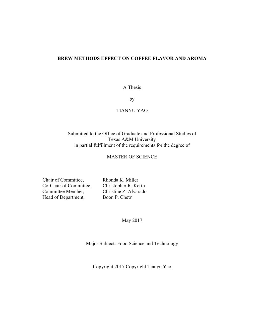 Brew Methods Effect on Coffee Flavor and Aroma A