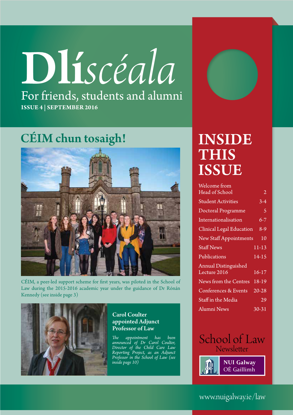 School of Law Newsletter 2016