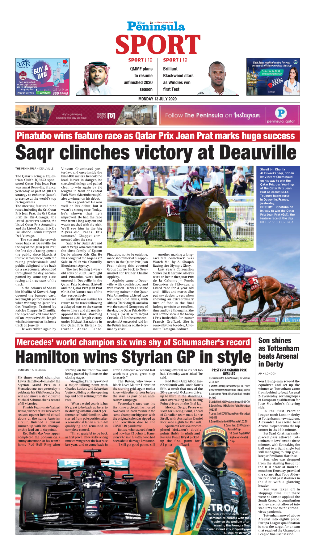 Saqr Clinches Victory at Deauville