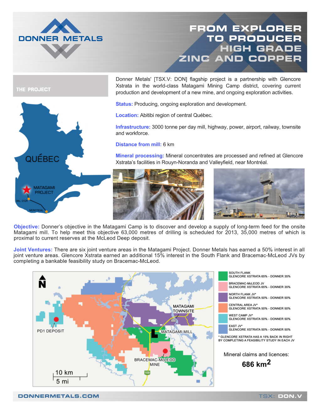 From Explorer to Producer High Grade Zinc and Copper