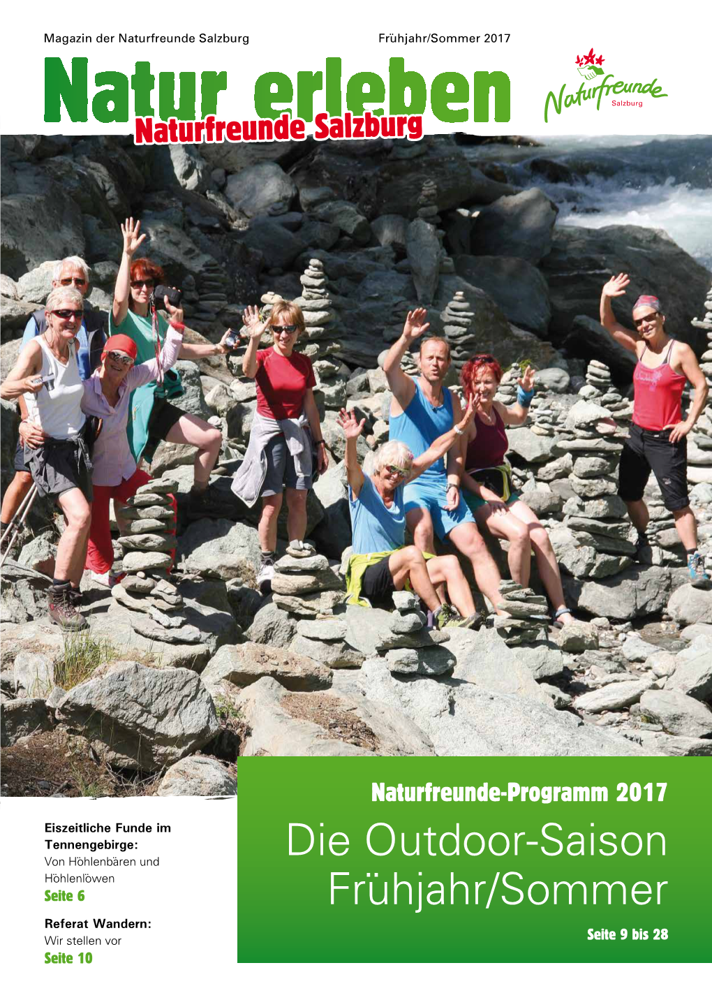 Naturfreunde Salzburg Frühjahr/Sommer 2017
