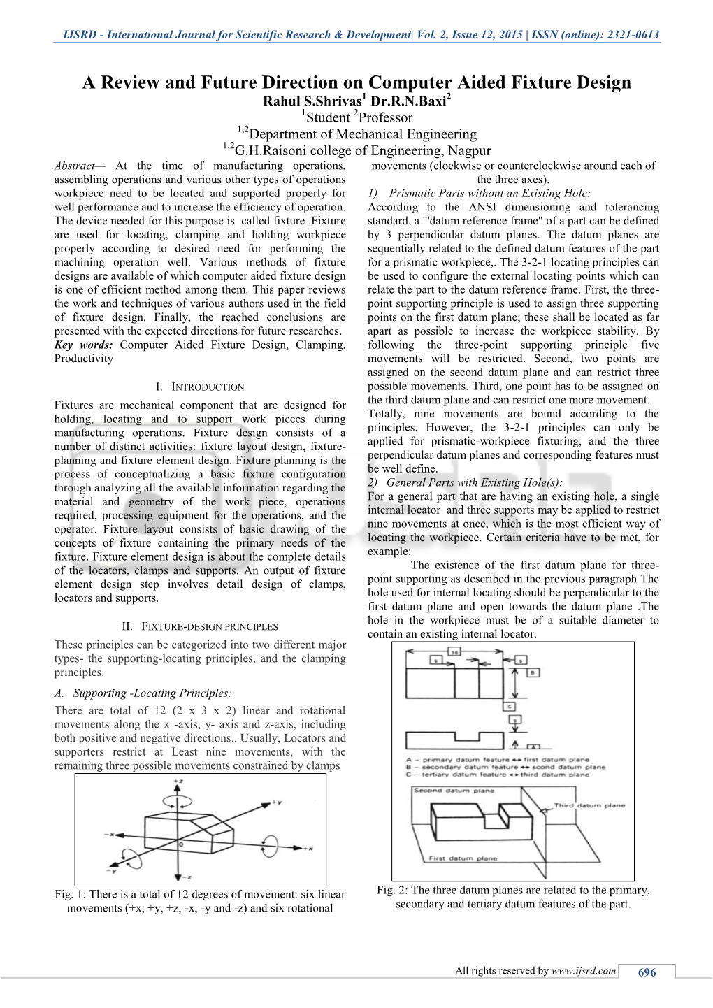 International Journal for Scientific Research & Development