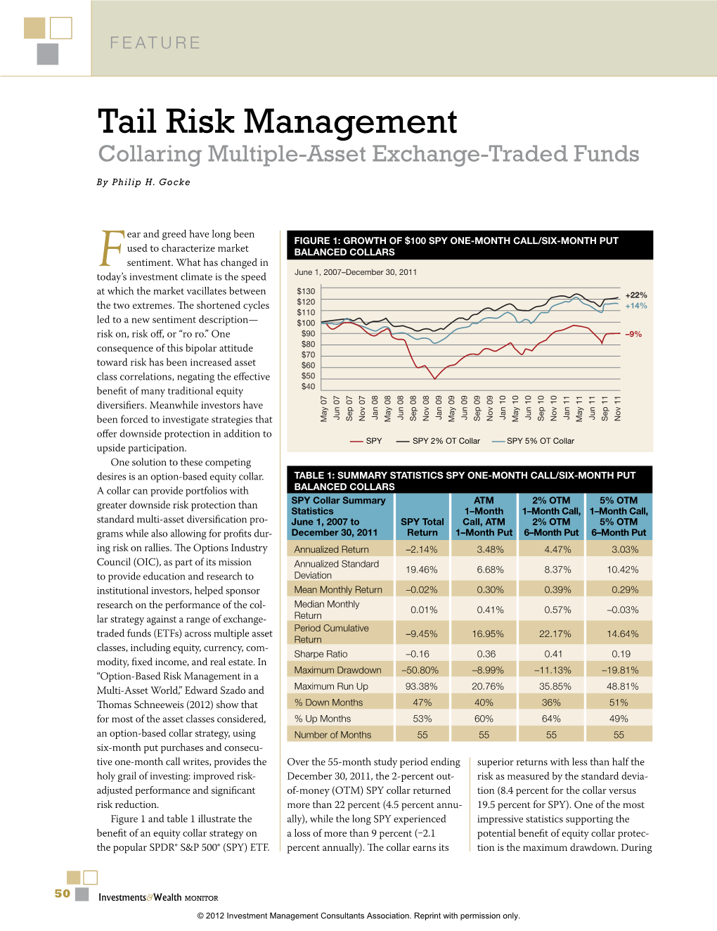 Tail Risk Management Collaring Multiple-Asset Exchange-Traded Funds