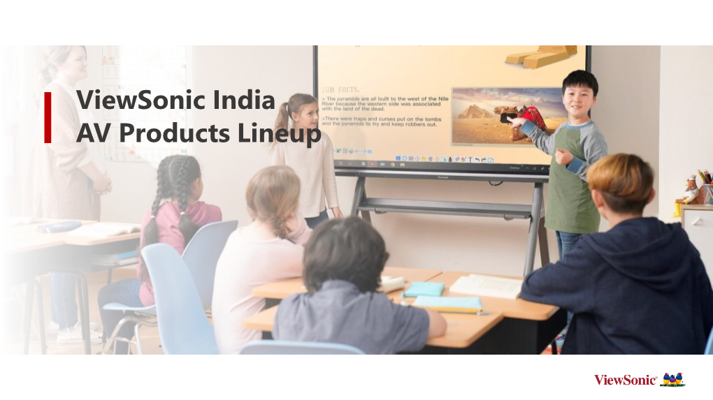 Viewsonic India AV Products Lineup Viewsonic Global