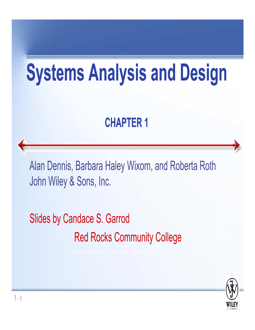 Systems Analysis and Design