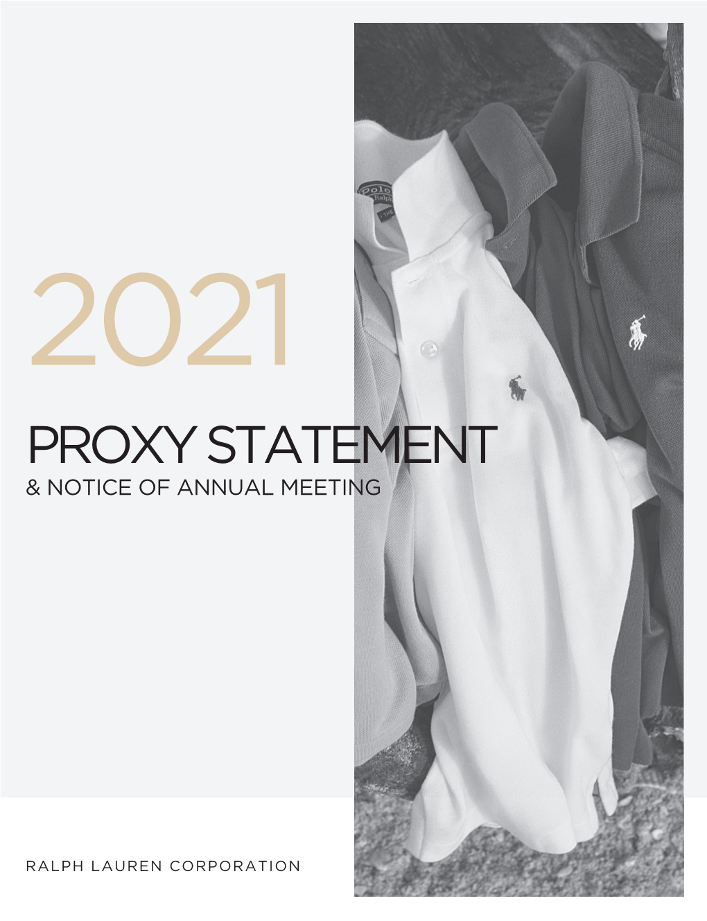 Proxy Statement & Notice of Annual Meeting