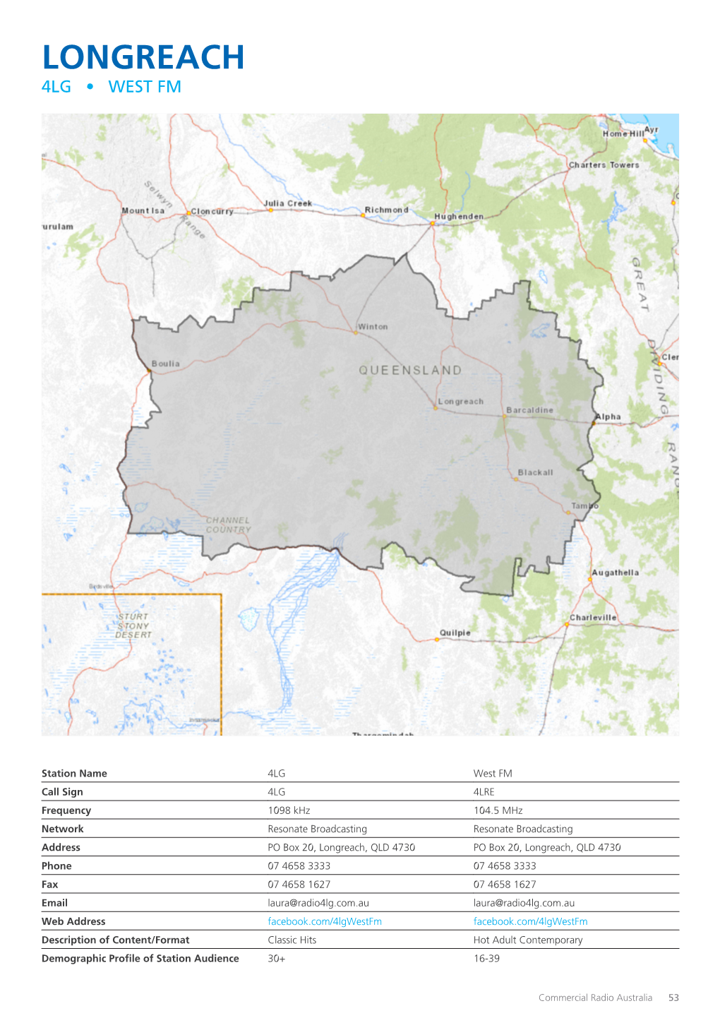 Longreach 4Lg • West Fm