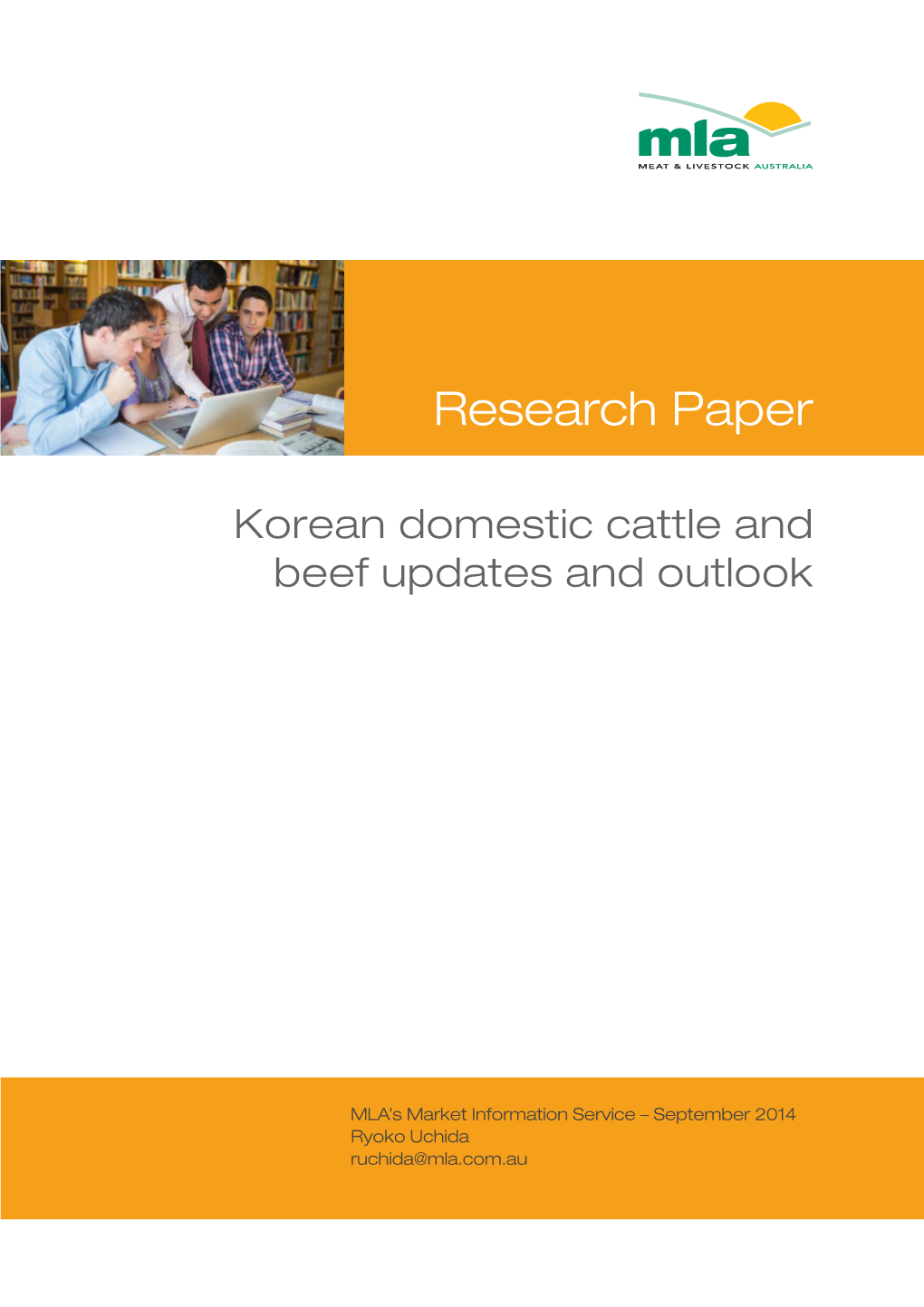 Korean Domestic Cattle and Beef Updates and Outlook