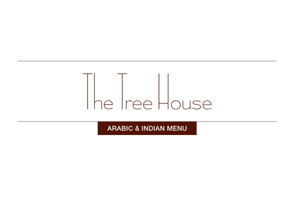 Arabic & Indian Menu