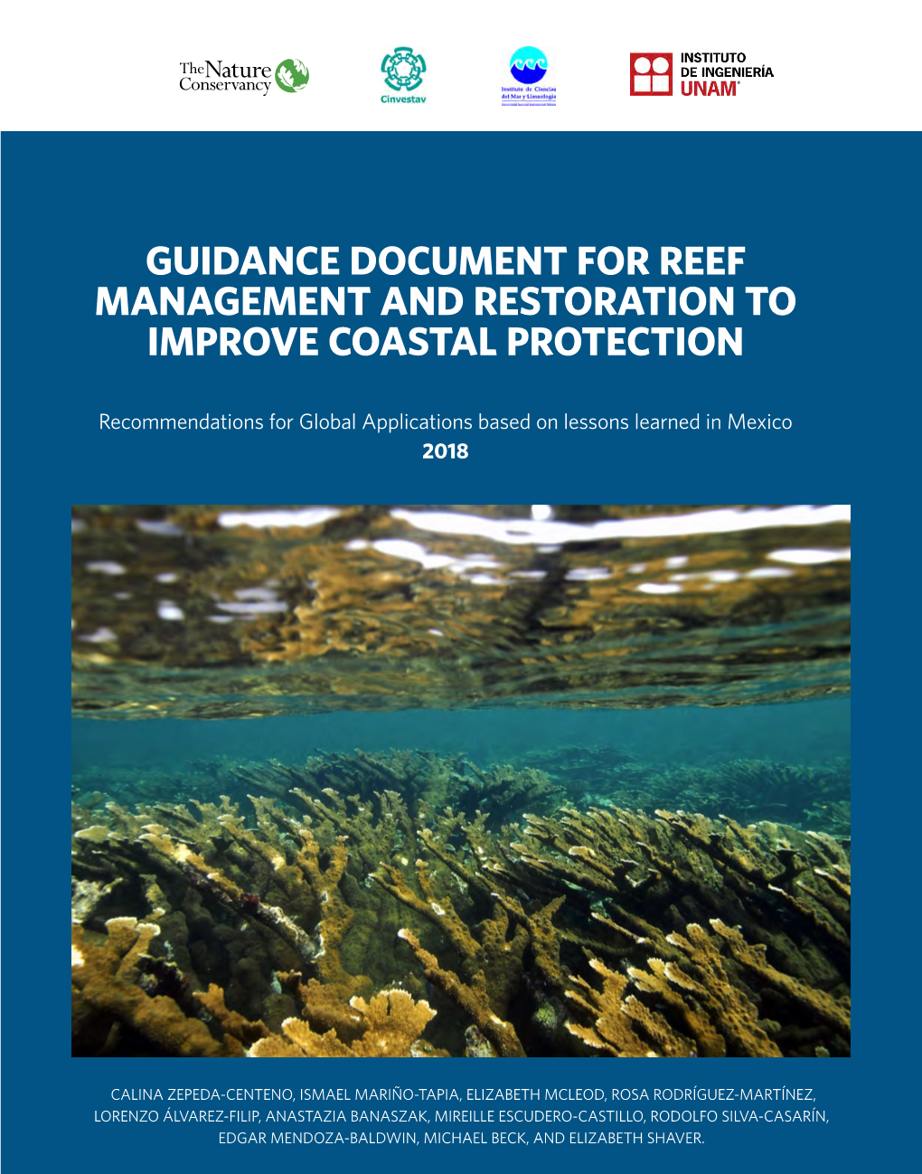 Guidance Document for Reef Management and Restoration to Improve Coastal Protection