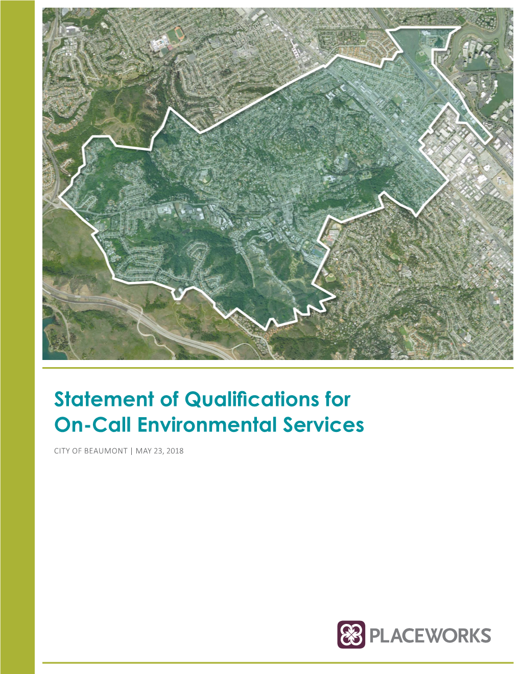 Statement of Qualifications for On-Call Environmental Services