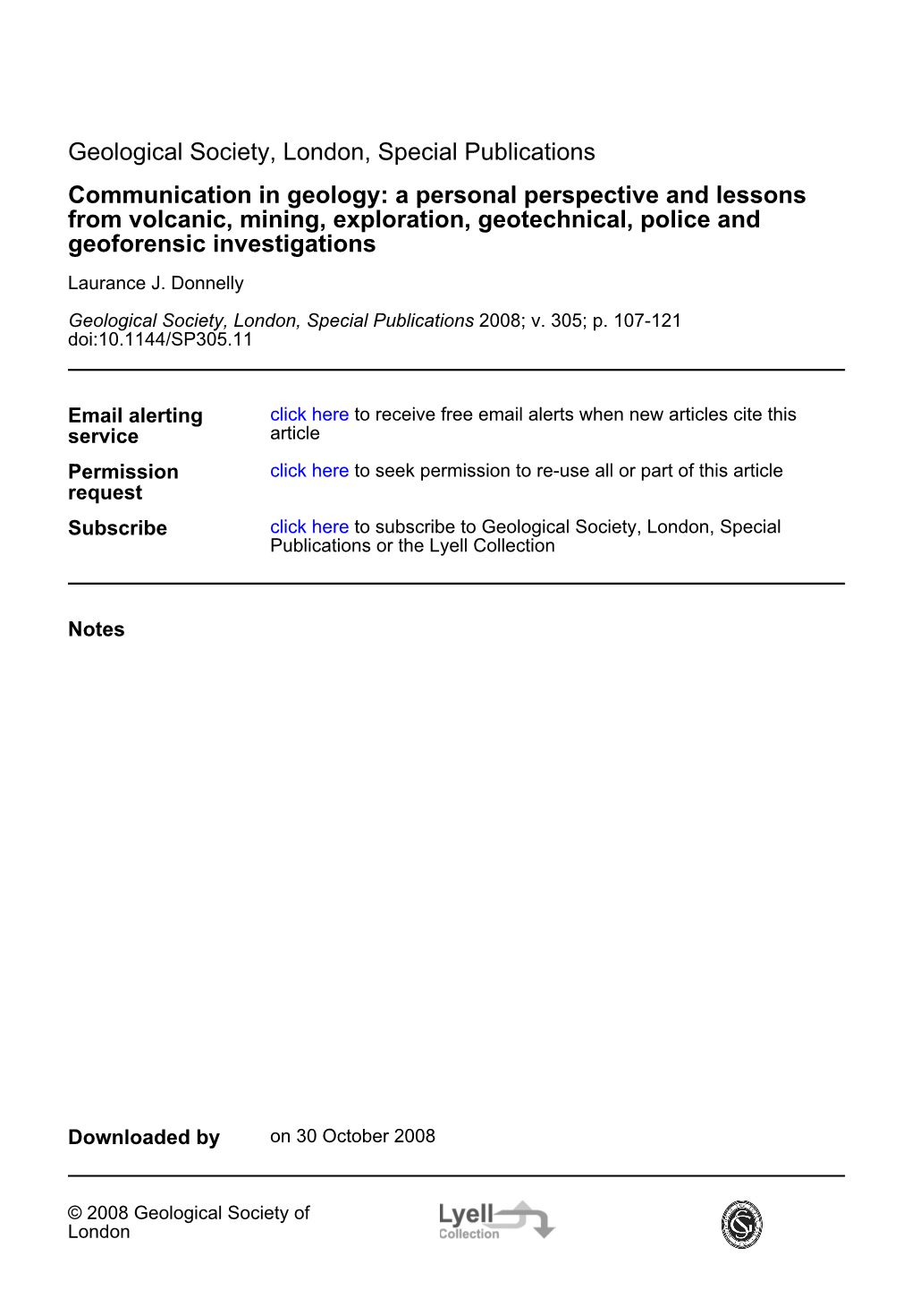 Geoforensic Investigations from Volcanic, Mining, Exploration, Geotechnical, Police and Communication in Geology: a Personal