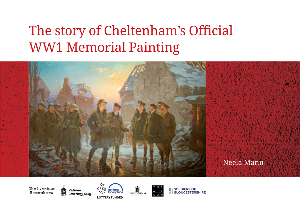 The Story of Cheltenham's Official WW1 Memorial Painting