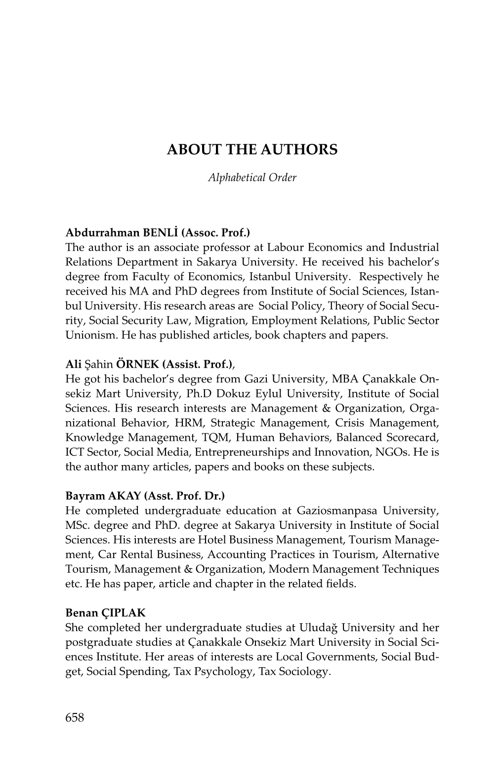 About the Authors