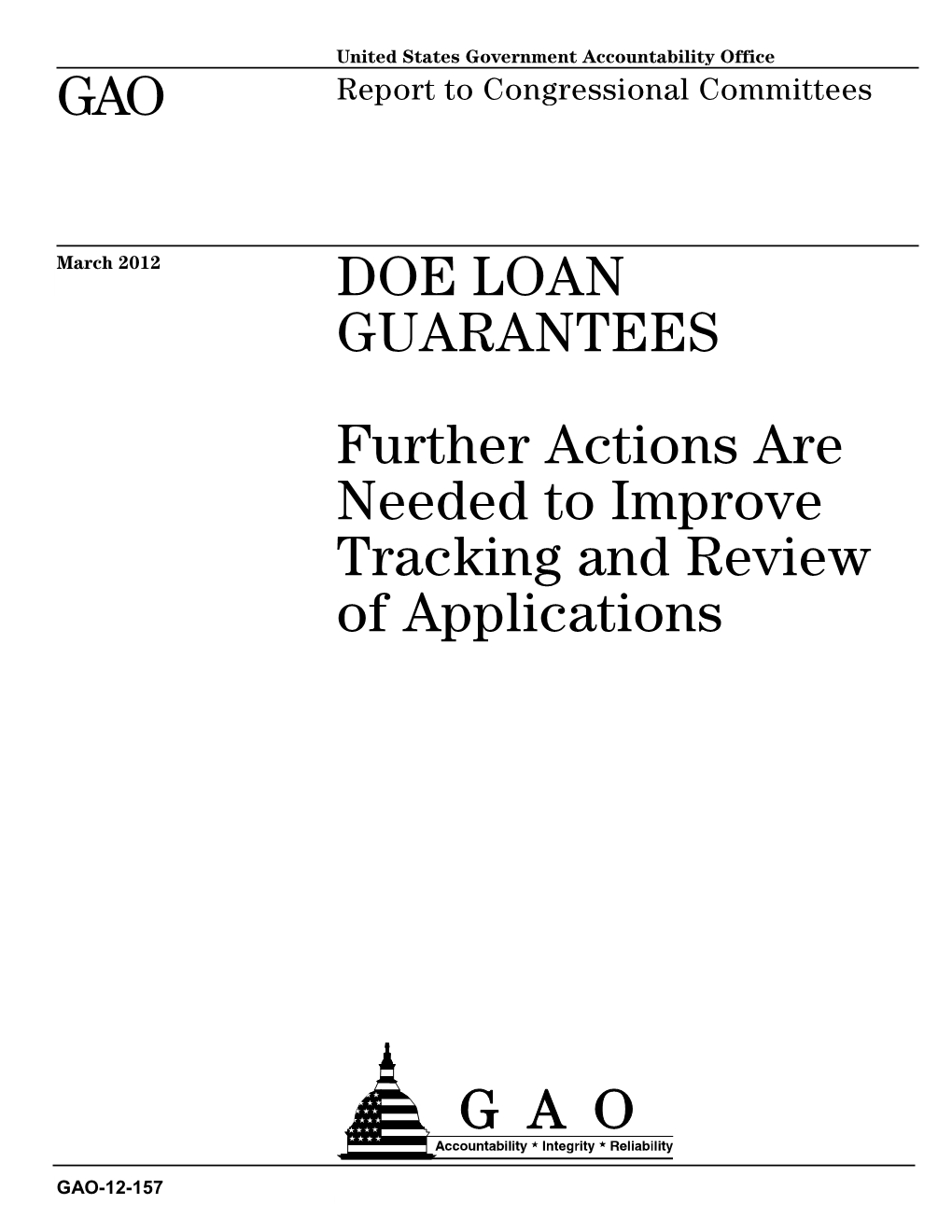 Doe Loan Guarantees