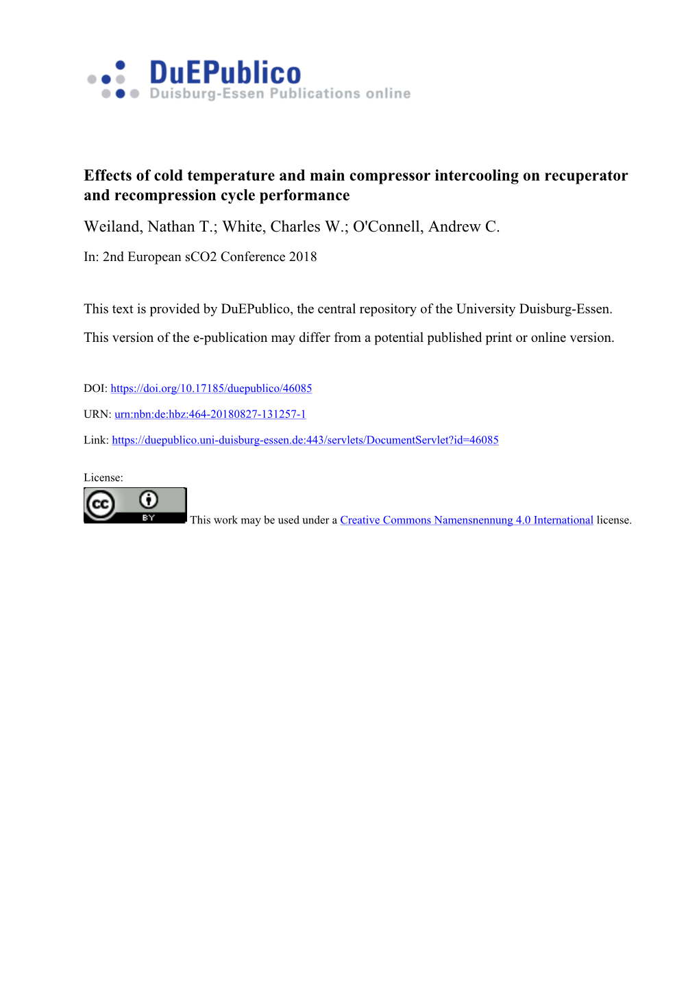 Effects of Cold Temperature and Main Compressor