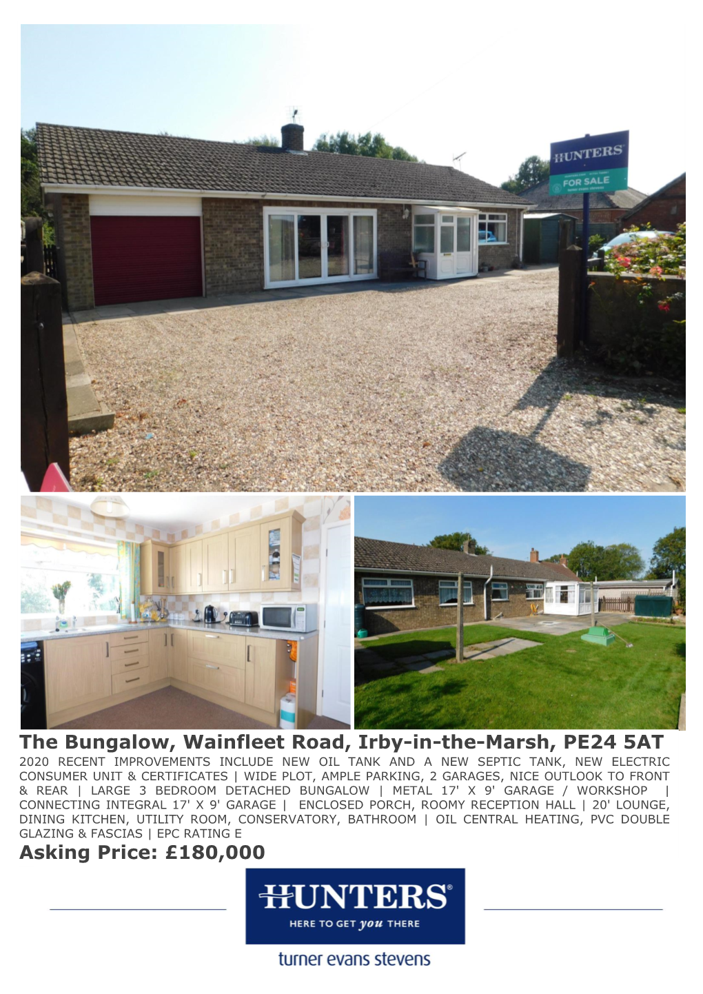 The Bungalow, Wainfleet Road, Irby-In-The-Marsh, PE24 5AT Asking