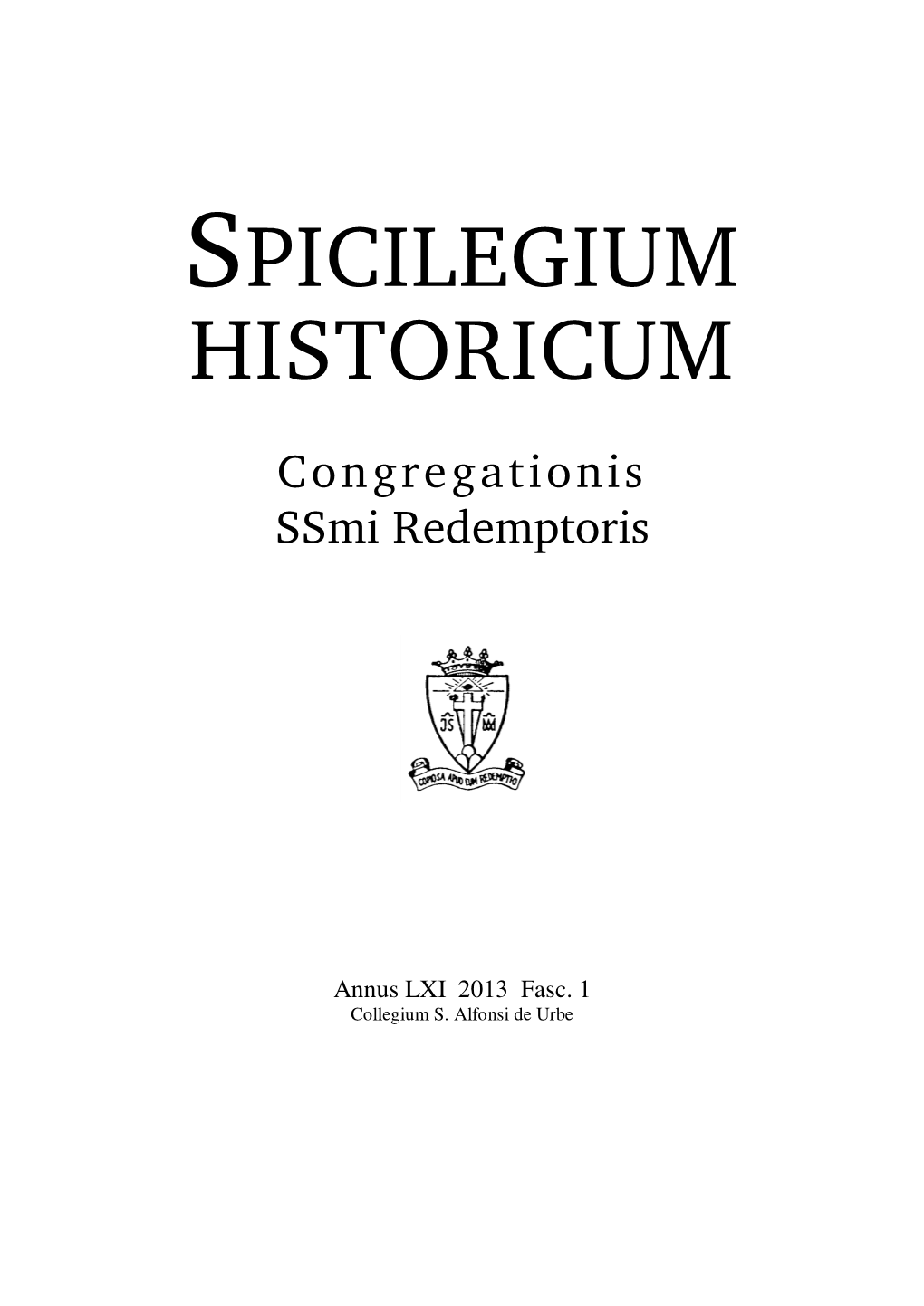 Spicilegium Historicum