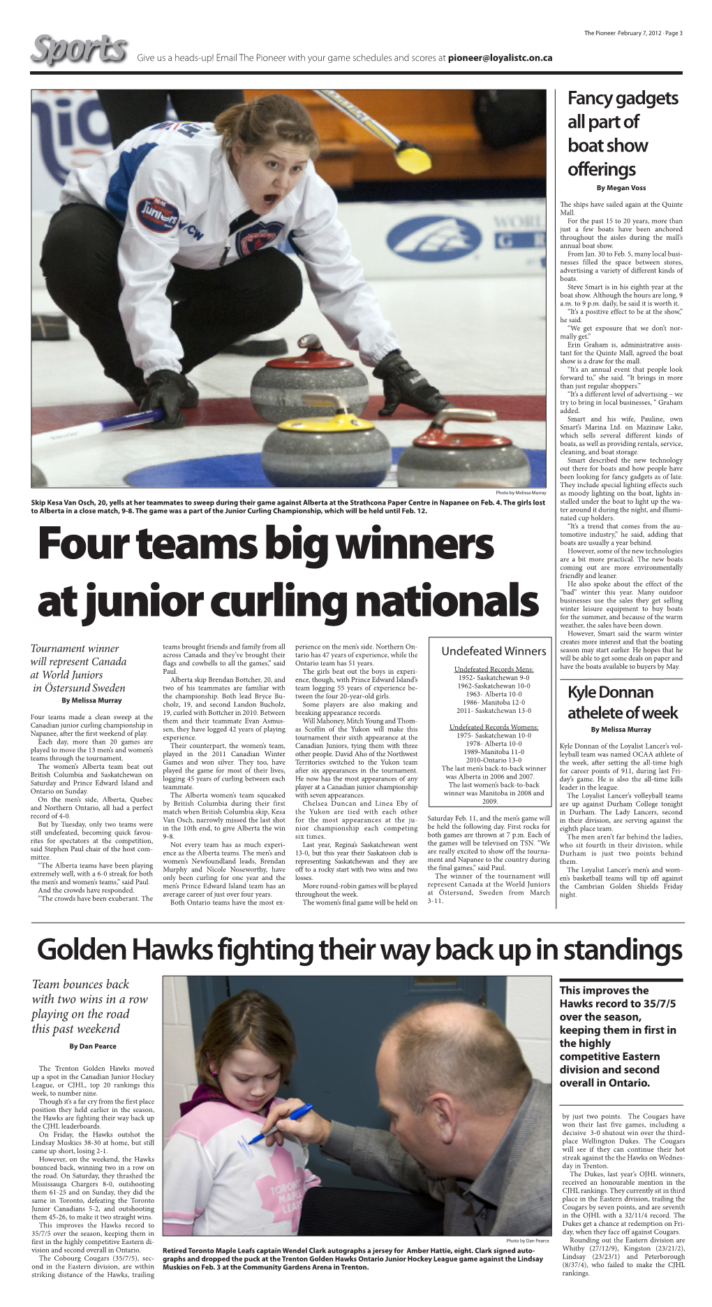 Four Teams Big Winners at Junior Curling Nationals