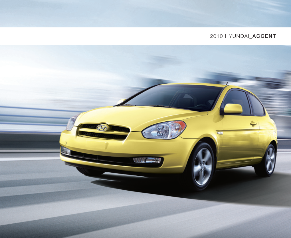 2010 Hyundai Accent America’S Best Warranty