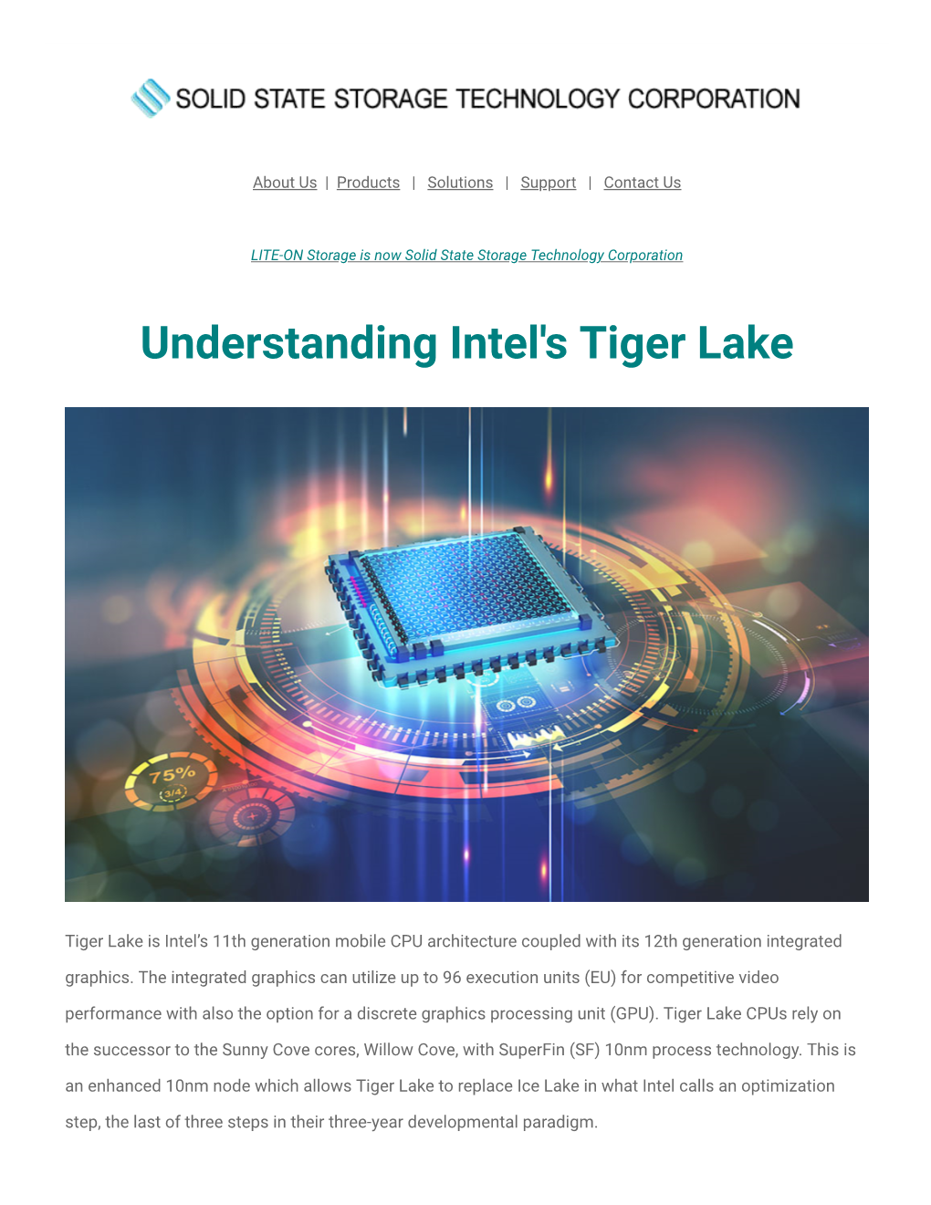 Understanding Intel's Tiger Lake