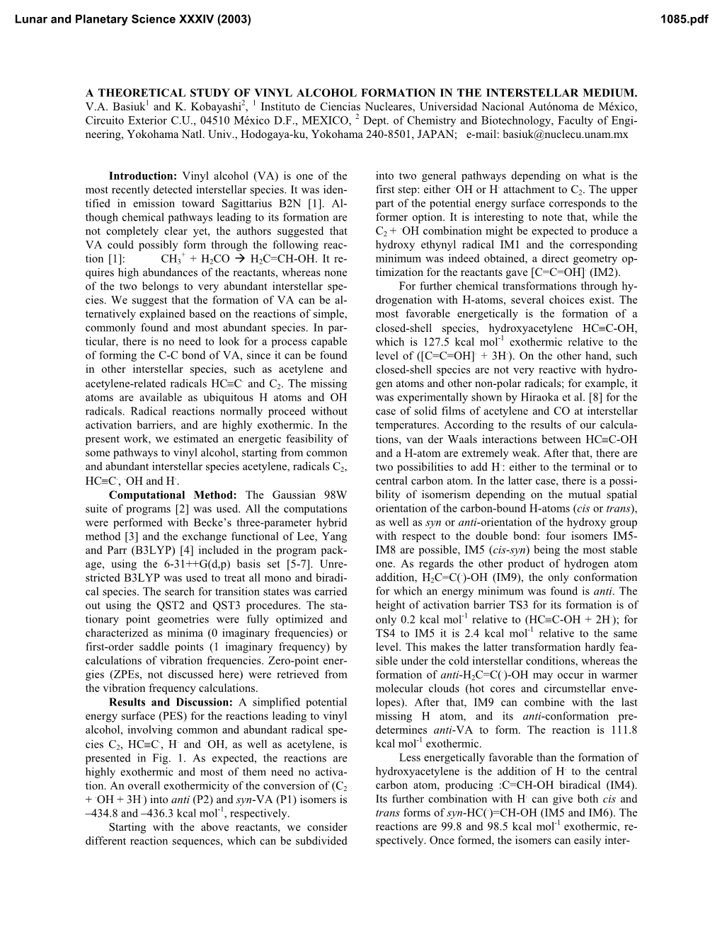 A Theoretical Study of Vinyl Alcohol Formation in the Interstellar Medium