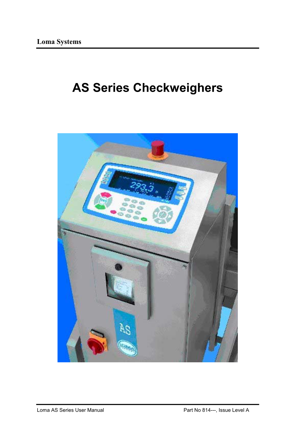 AS Series Checkweighers