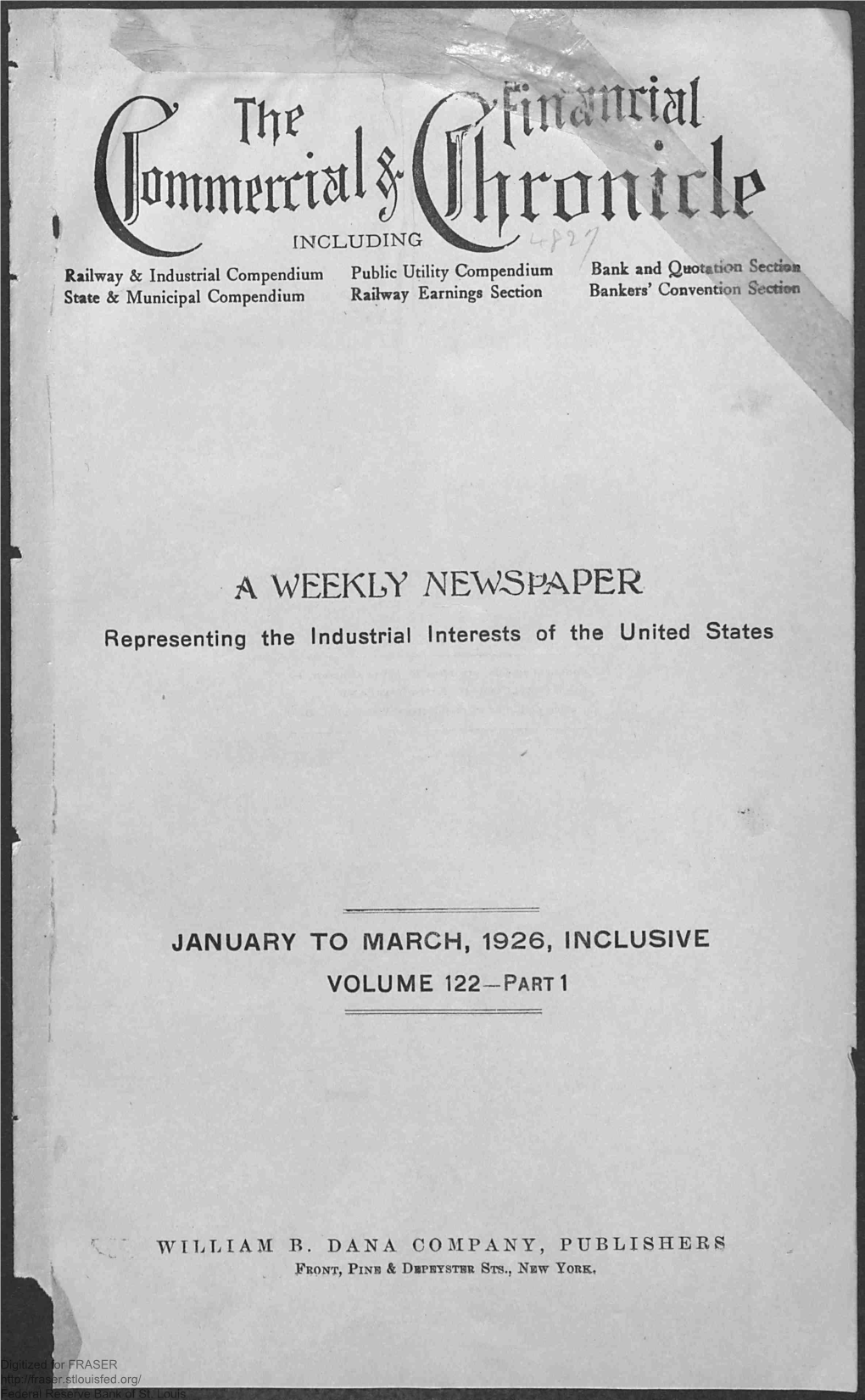 January to March 1926, Inclusive: Index To